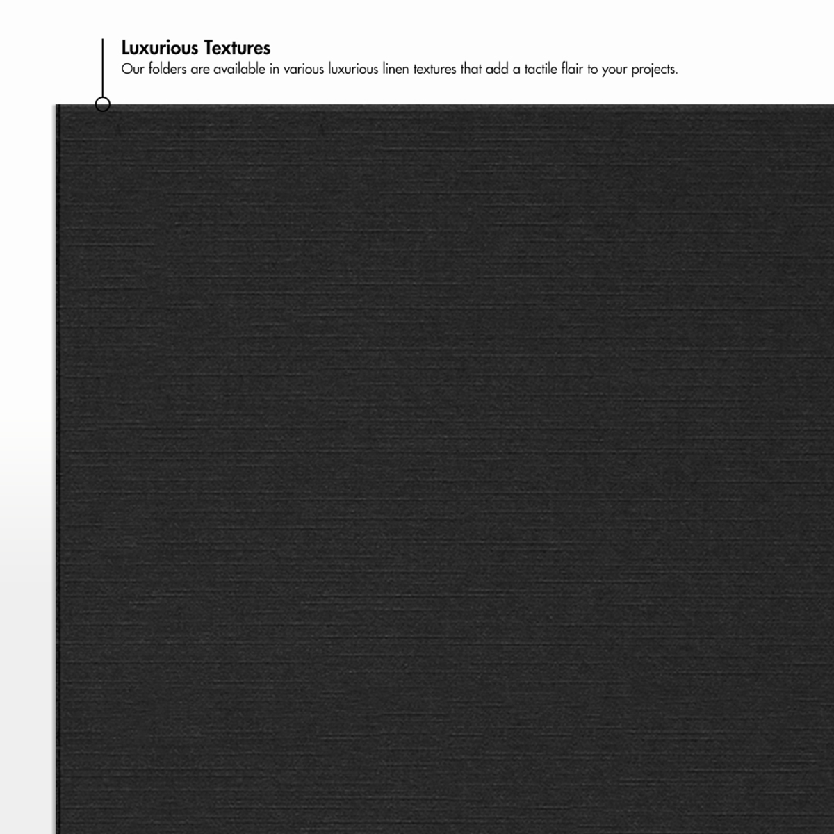 Deep Black Linen 9 1/2 x 12 Certificate Holders