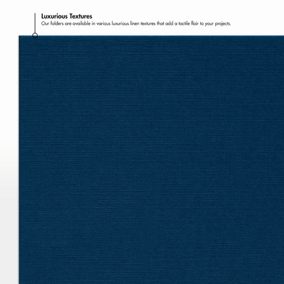 Dark Blue Linen 9 1/2 x 12 Certificate Holders