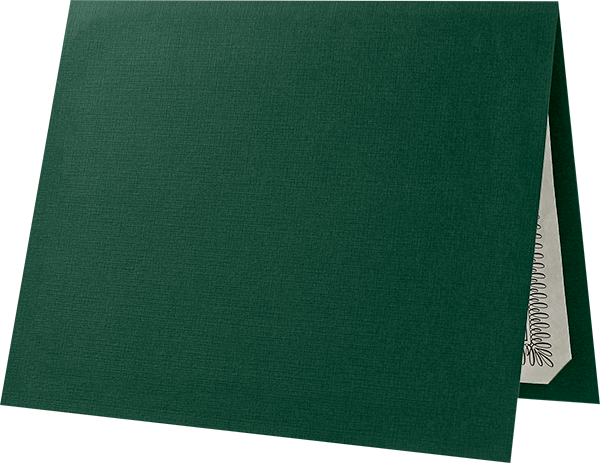 Deep Pine Linen 9 1/2 x 12 Certificate Holders