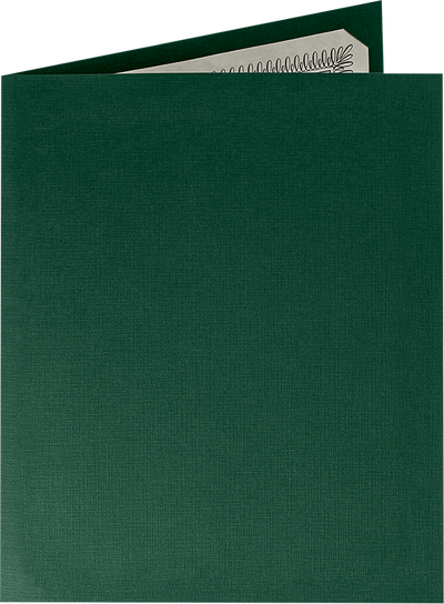 Deep Pine Linen 9 1/2 x 12 Certificate Holders