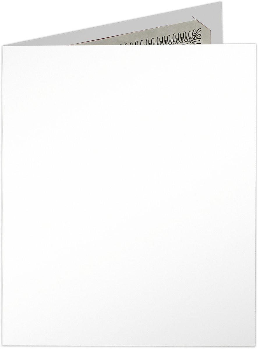 White Semi-Gloss 9 1/2 x 12 Certificate Holders