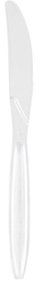 Clear Plastic Knives - 50 Pack