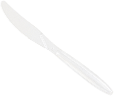 Clear Plastic Knives - 50 Pack