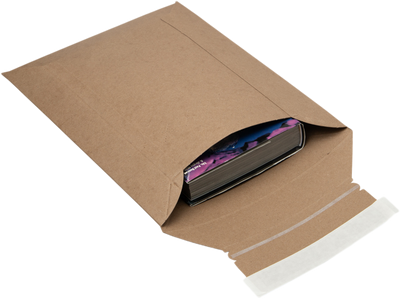 Brown Kraft 130lb 9 3/4 x 12 3/4 Heavy Duty Photo Mailer with Peel & Seal
