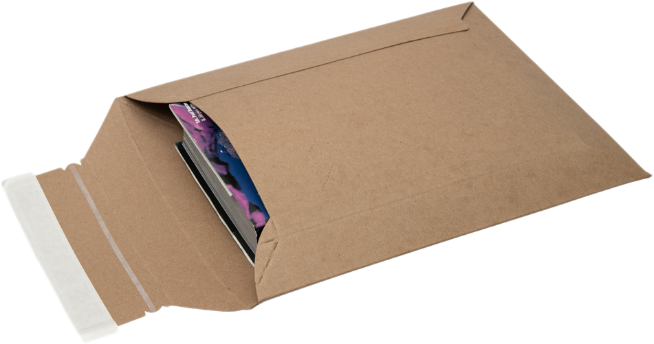 Brown Kraft 130lb 9 3/4 x 12 3/4 Heavy Duty Photo Mailer with Peel & Seal