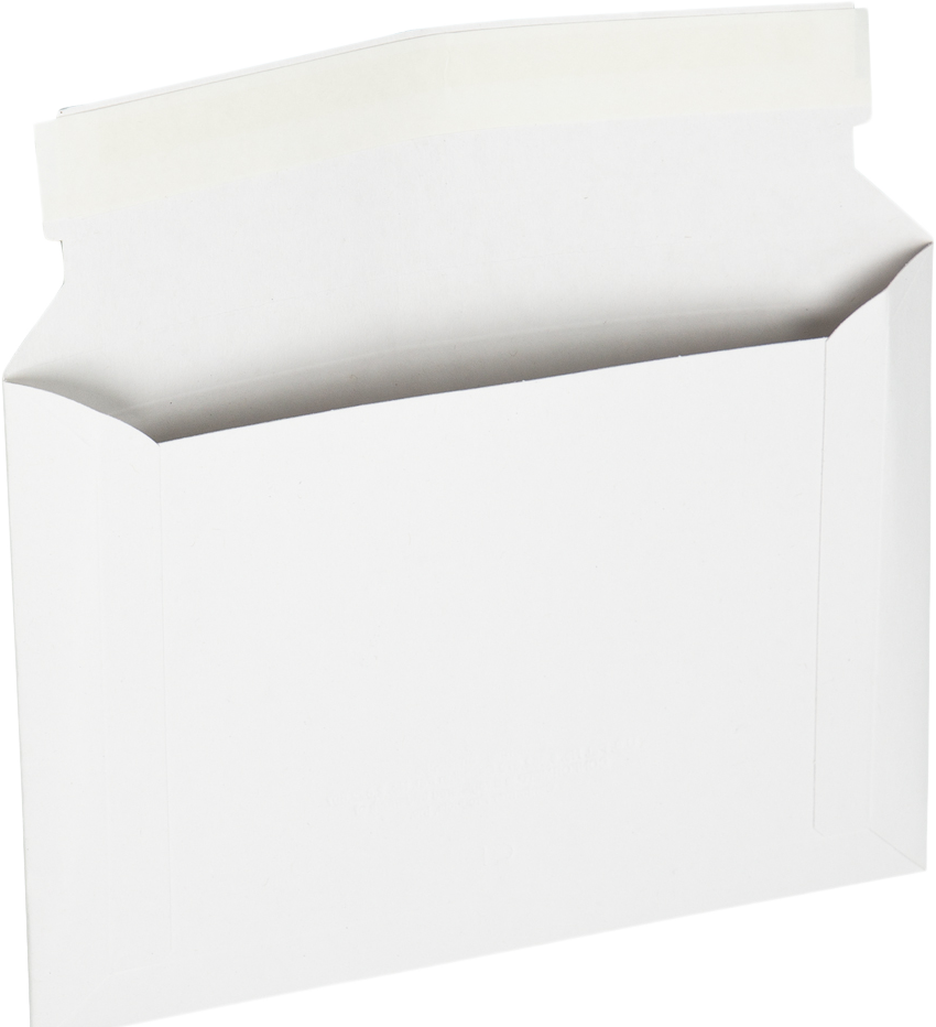 White 14lb 7 3/8 x 9 5/8 Photo Mailer with Peel & Seal