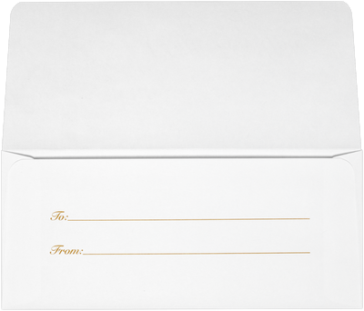 Gift For You, Gold Bow 28lb Currency Money Envelopes (2 7/8 x 6 1/2)