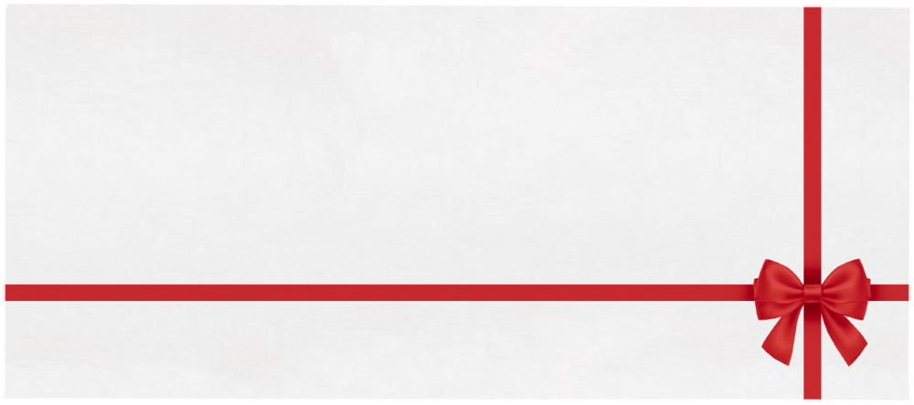Red Bow 28lb Currency Money Envelopes (2 7/8 x 6 1/2)