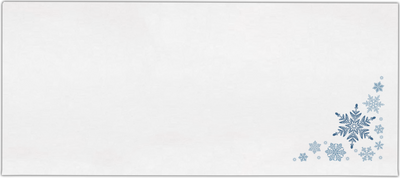 Snowflakes 28lb Currency Money Envelopes (2 7/8 x 6 1/2)