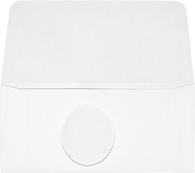 White 28lb Offer Window Money Donation Envelopes (2 3/4 x 6 5/16)