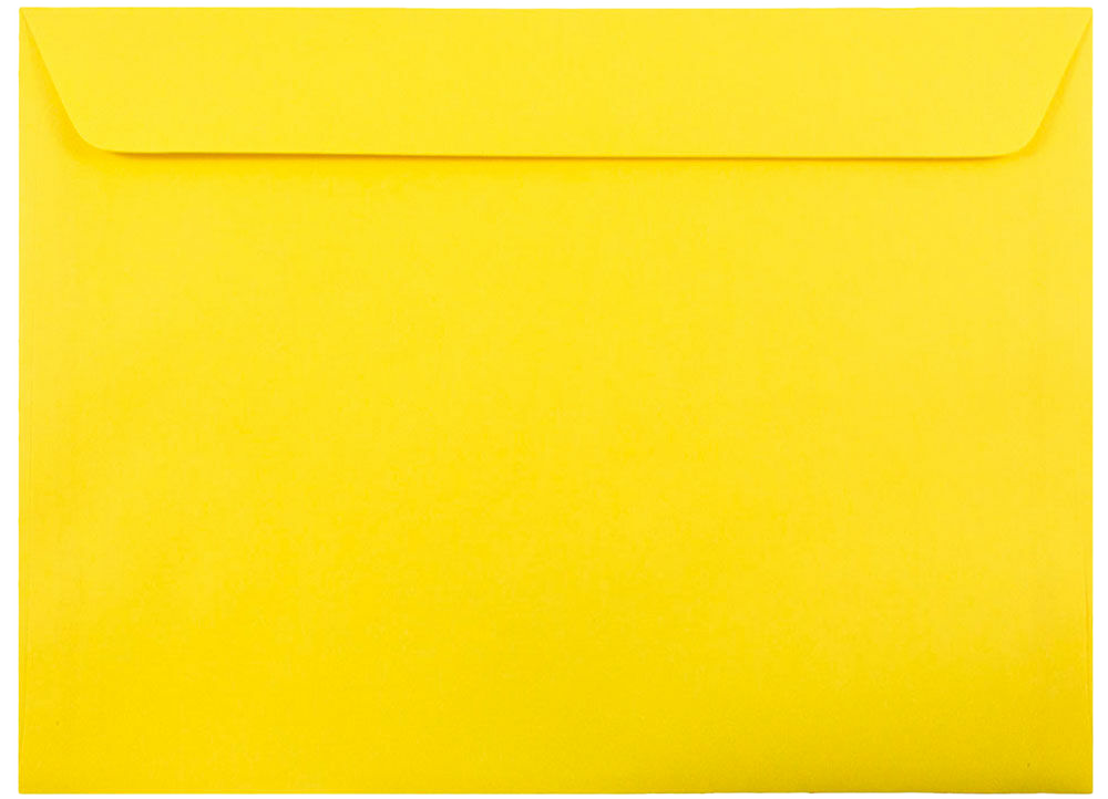 Yellow 24lb 9 x 12 Booklet Envelopes