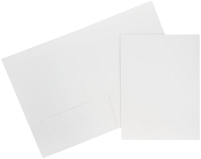 White Linen 9 x 12 Folders