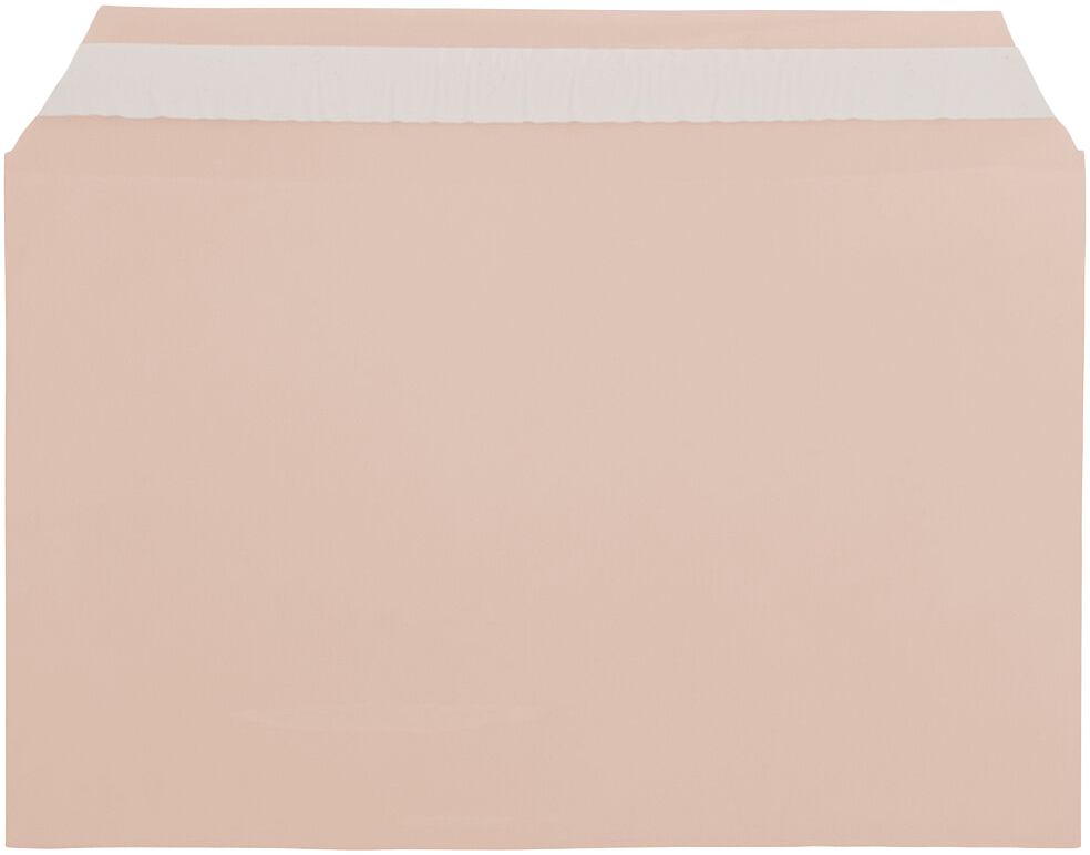 Peach 1.6mil 5 7/16 x 8 5/8 Cello Envelopes with Peel & Seal