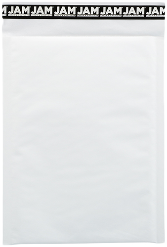White Kraft 80lb 7 1/4 x 10 1/2 Bubble Mailer with Peel & Seal