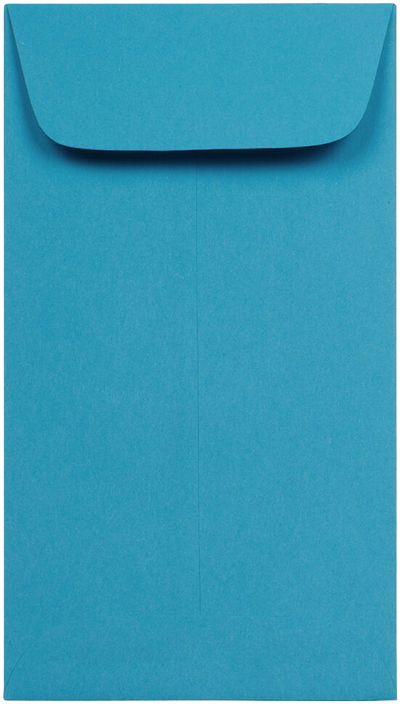 Pool Blue 32lb #6 Coin Envelopes (3 3/8 x 6)