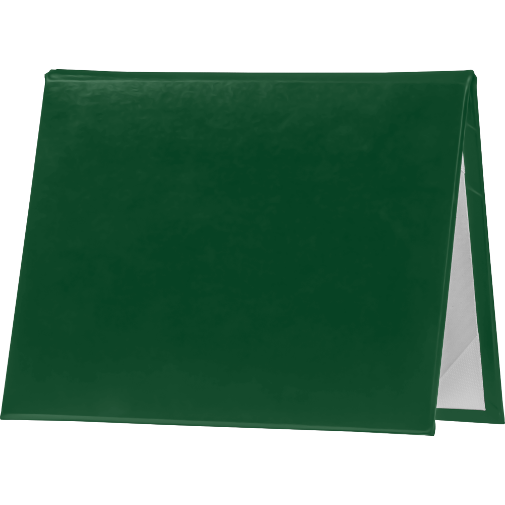 10 1/2 x 12 1/2 Landscape Padded Diploma Covers (Holds 10 x 12 Document) - Green