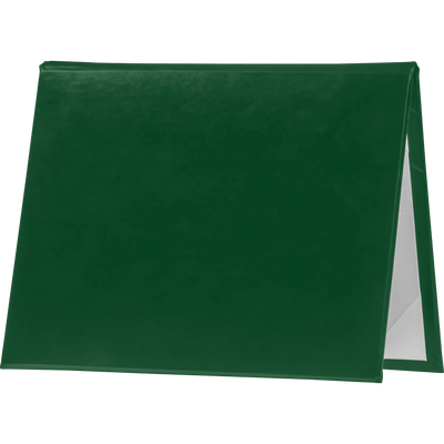 6 1/2 x 8 1/2 Landscape Padded Diploma Covers (Holds 6 x 8 Document) - Green