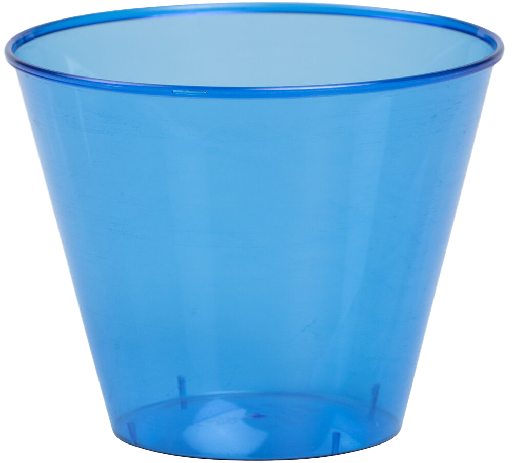 Royal Blue 9oz Plastic Tumblers - 72 Pack
