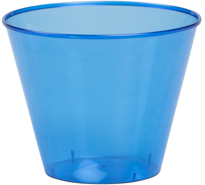 Royal Blue 9oz Plastic Tumblers - 72 Pack