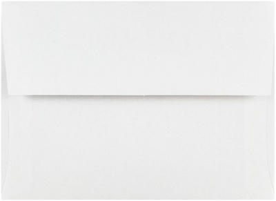 White 24lb A6 Invitation Envelopes (4 3/4 x 6 1/2)