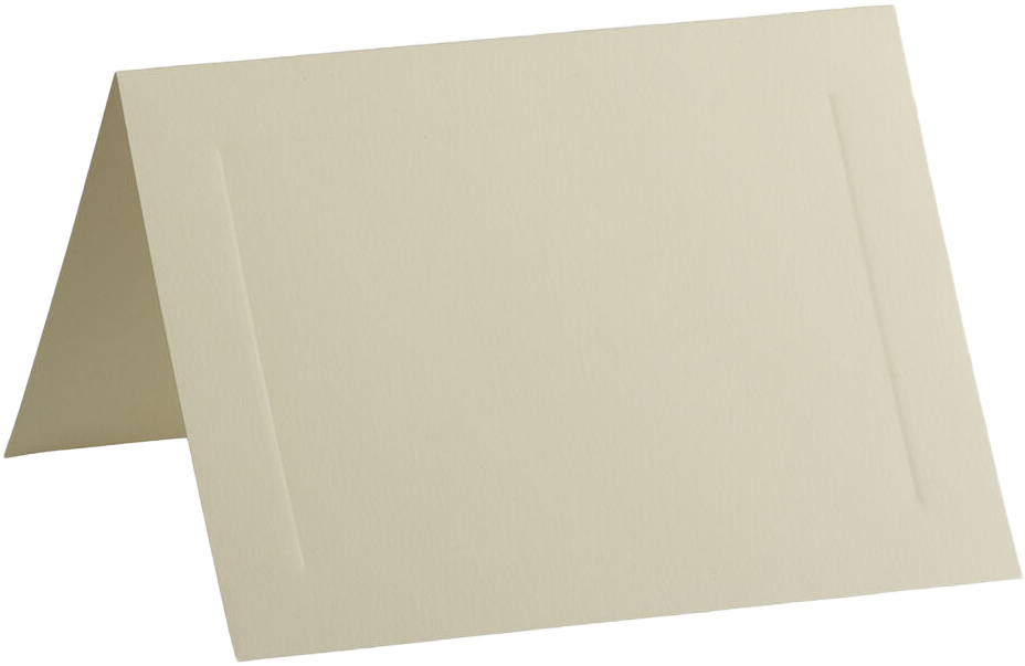 Ivory 65lb A6 Panel Foldover Cards (4 5/8 x 6 1/4)