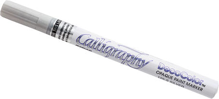 Silver Calligraphy Opaque Paint Marker