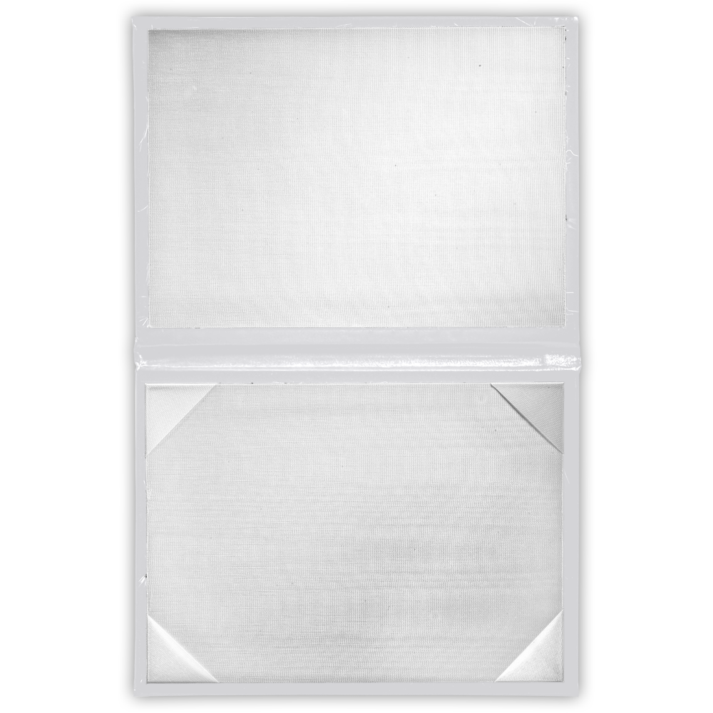 9 x 11 1/2 Landscape Padded Diploma Covers (Holds 8 1/2 x 11 Document) - White