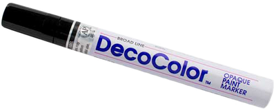 Black Broad Line Opaque Paint Marker