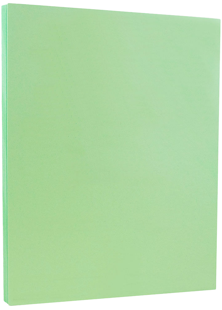 Green Vellum 65lb 8 1/2 x 11 Cardstock