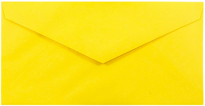 Yellow 24lb #7 3/4 Monarch Envelopes (3 7/8 x 7 1/2)