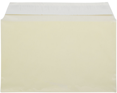 Yellow 1.6mil 5 7/16 x 8 5/8 Cello Envelopes with Peel & Seal