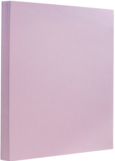 Light Purple Lilac 130lb 8 1/2 x 11 Cardstock