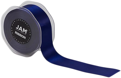 Navy Blue Satin 1 1/2 Inch x 25 Yards Ribbon