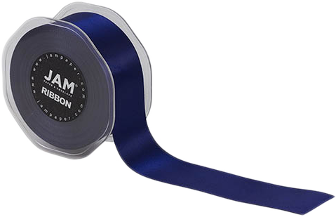 Navy Blue Satin 1 1/2 Inch x 25 Yards Ribbon