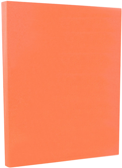 Salmon Pink 65lb 8 1/2 x 11 Cardstock
