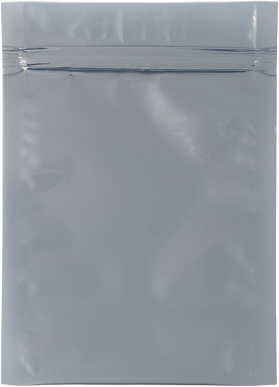 Clear Foil 32lb 4 x 6 Open End Envelopes with Zip Lock