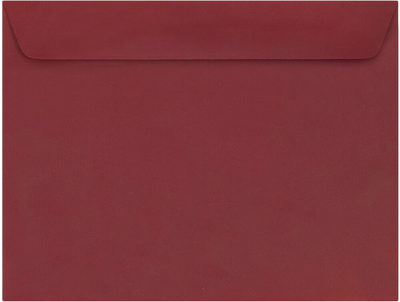 Garnet Dark Red 32lb 9 x 12 Booklet Envelopes
