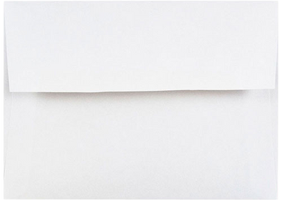White 24lb A2 Invitation Envelopes (4 3/8 x 5 3/4)