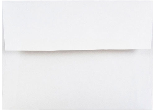 White 24lb A2 Invitation Envelopes (4 3/8 x 5 3/4)