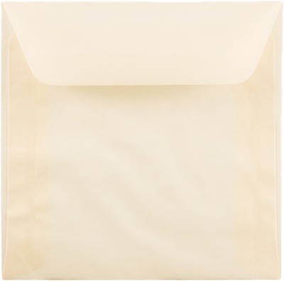 Natural Spring Ochre Translucent 30lb 6 x 6 Square Envelopes