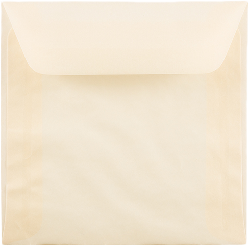Natural Spring Ochre Translucent 30lb 6 x 6 Square Envelopes
