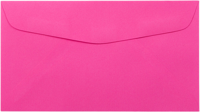 Fuchsia Pink Magenta 32lb #6 3/4 Regular Envelopes (3 5/8 x 6 1/2)