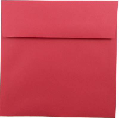 Red 24lb 8 1/2 x 8 1/2 Square Envelopes