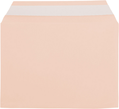 Peach 1.6mil 5 1/16 x 7 3/16 Cello Envelopes with Peel & Seal