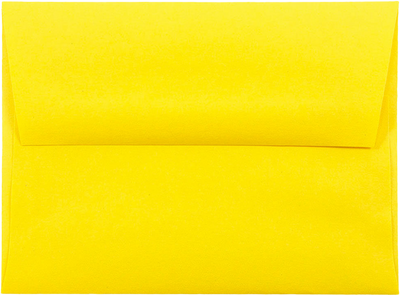 Yellow 24lb A2 Invitation Envelopes (4 3/8 x 5 3/4)