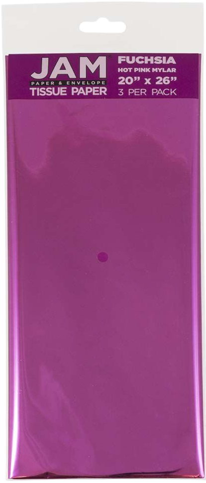 Fuchsia Mylar Tissue Paper (20 x 26) - 3 Sheets