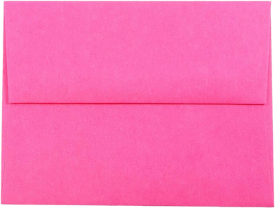 Fuchsia Pink Magenta 32lb A2 Invitation Envelopes (4 3/8 x 5 3/4)