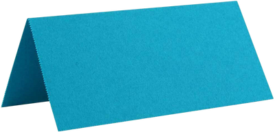 Sea Blue 3 3/4 x 1 3/4 Printable Place Cards