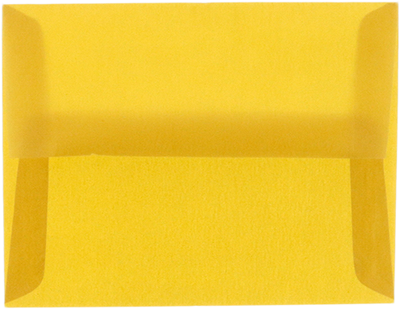 Gold Translucent 30lb A2 Invitation Envelopes (4 3/8 x 5 3/4)