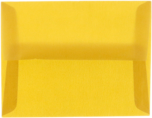 Gold Translucent 30lb A2 Invitation Envelopes (4 3/8 x 5 3/4)